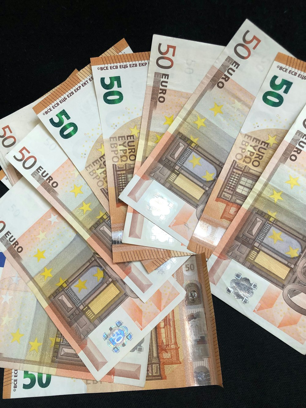 50 Euro banknotes