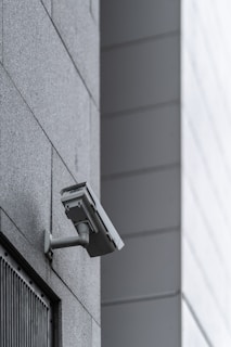 gray surveillance camera