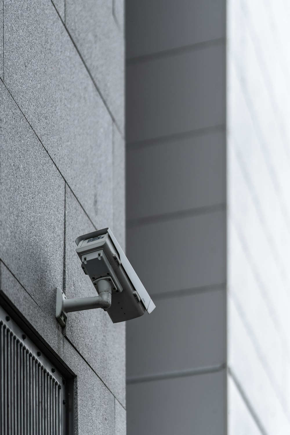 gray surveillance camera