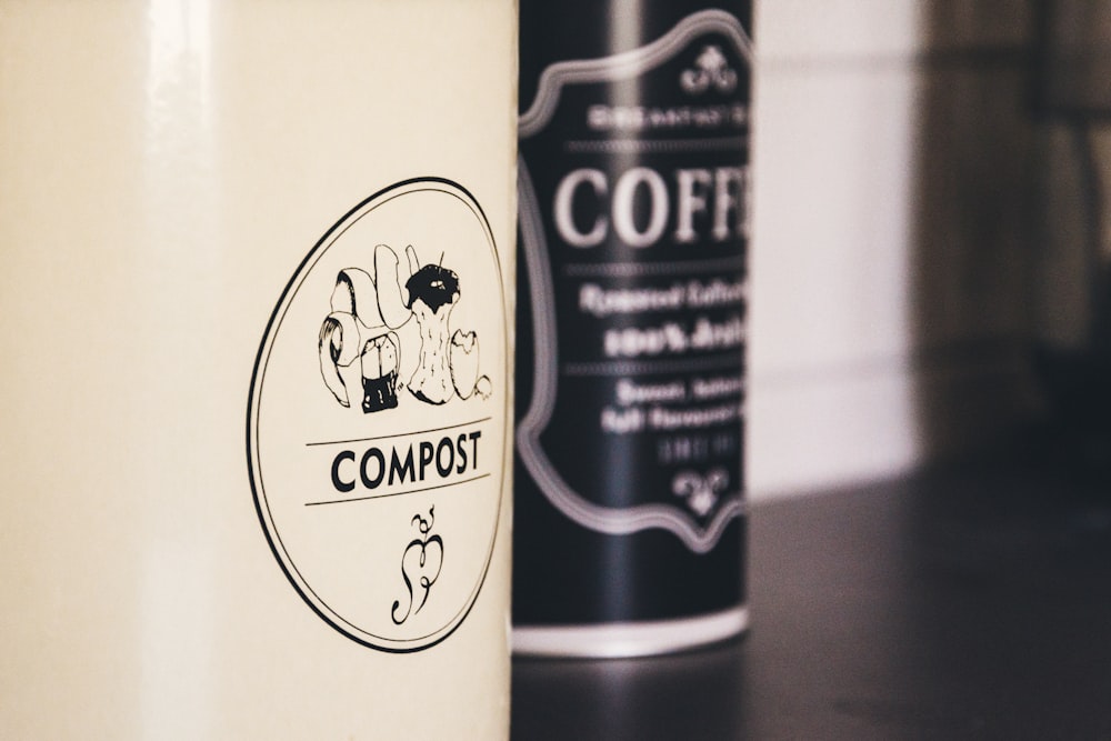 Download Black And White Cold Brew Coffee Bottle Photo Free Bottle Image On Unsplash PSD Mockup Templates
