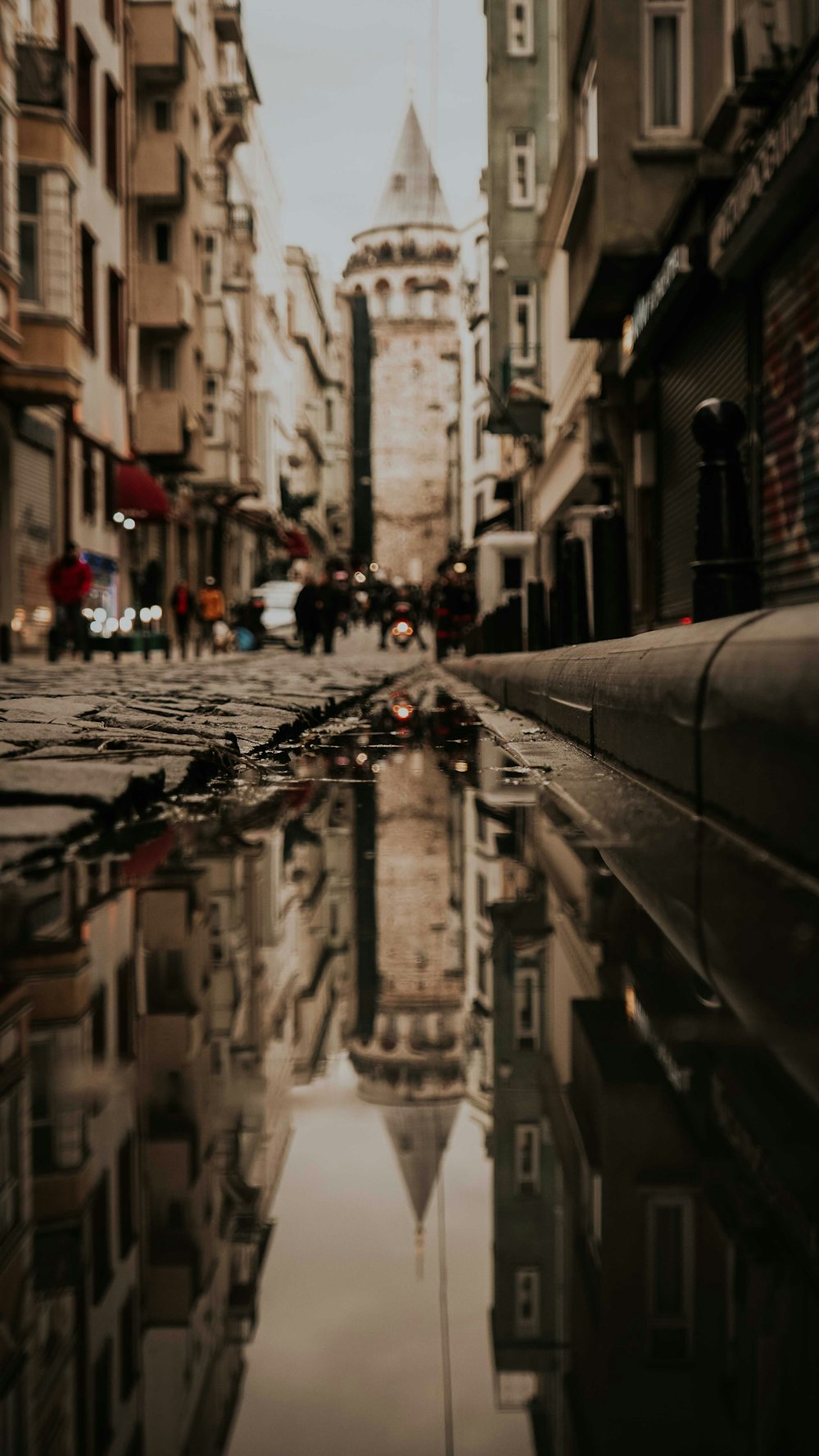 low angle photography of pavement