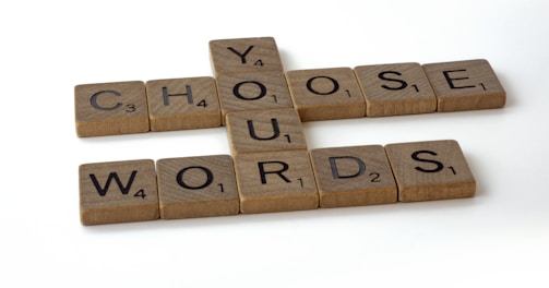 Choose your words tiles