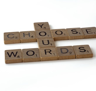 Choose your words tiles