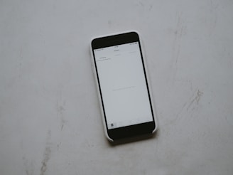 turned-on space gray iPhone 6