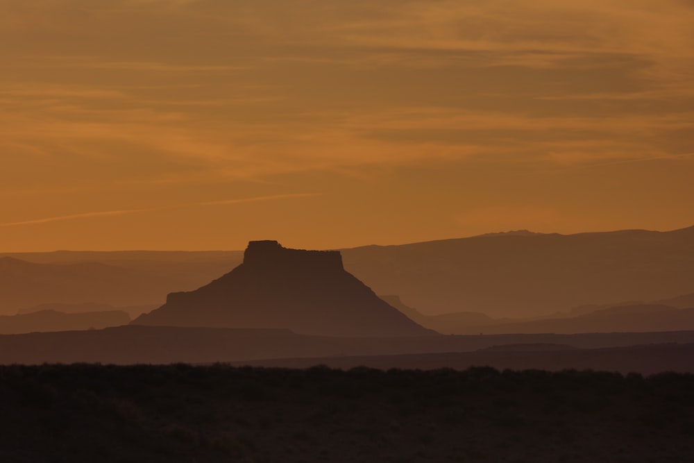 hill at daytime