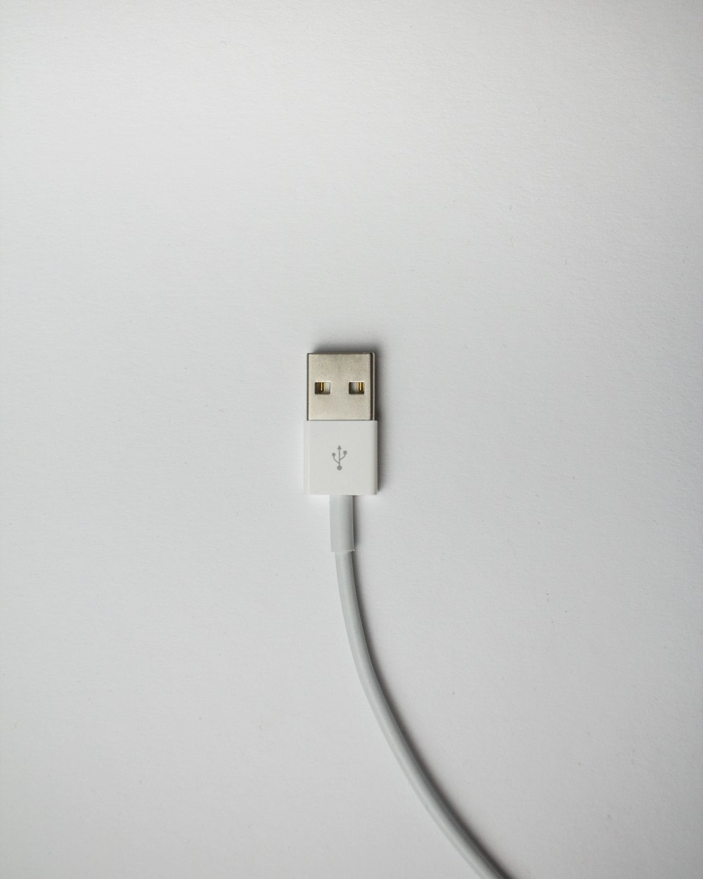 white USB cable