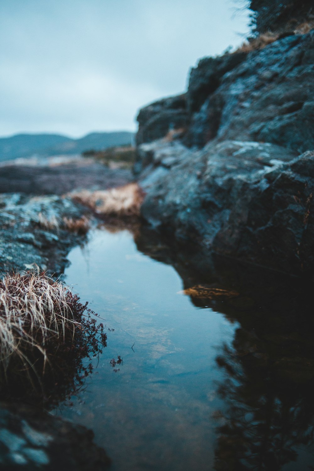 calm body of water