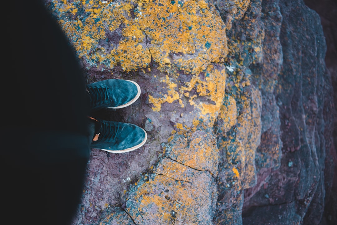 pair of green and white sneakers