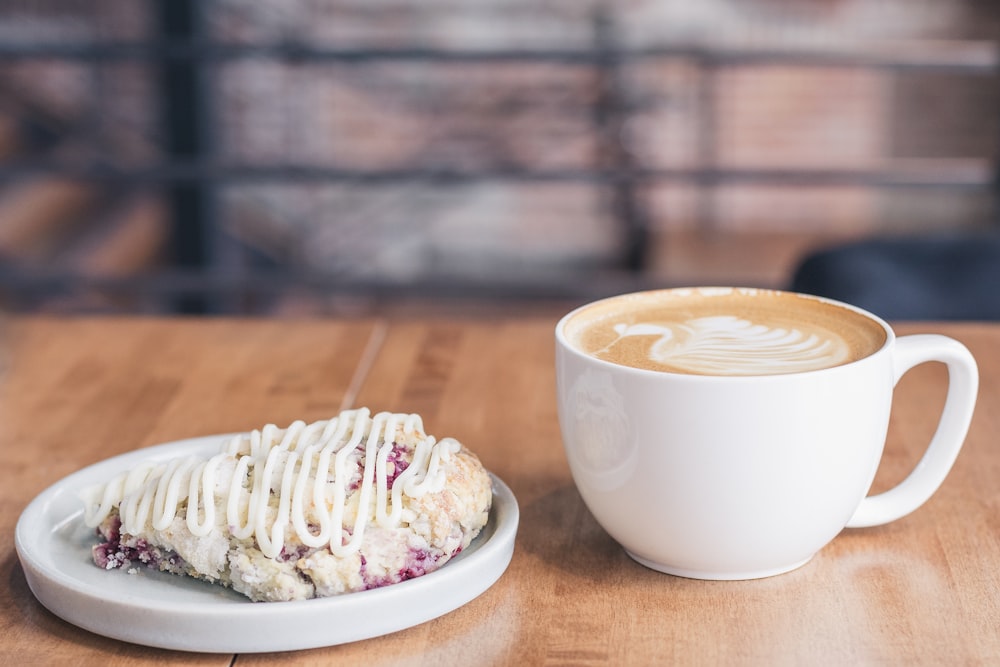 baked bread beside coffee