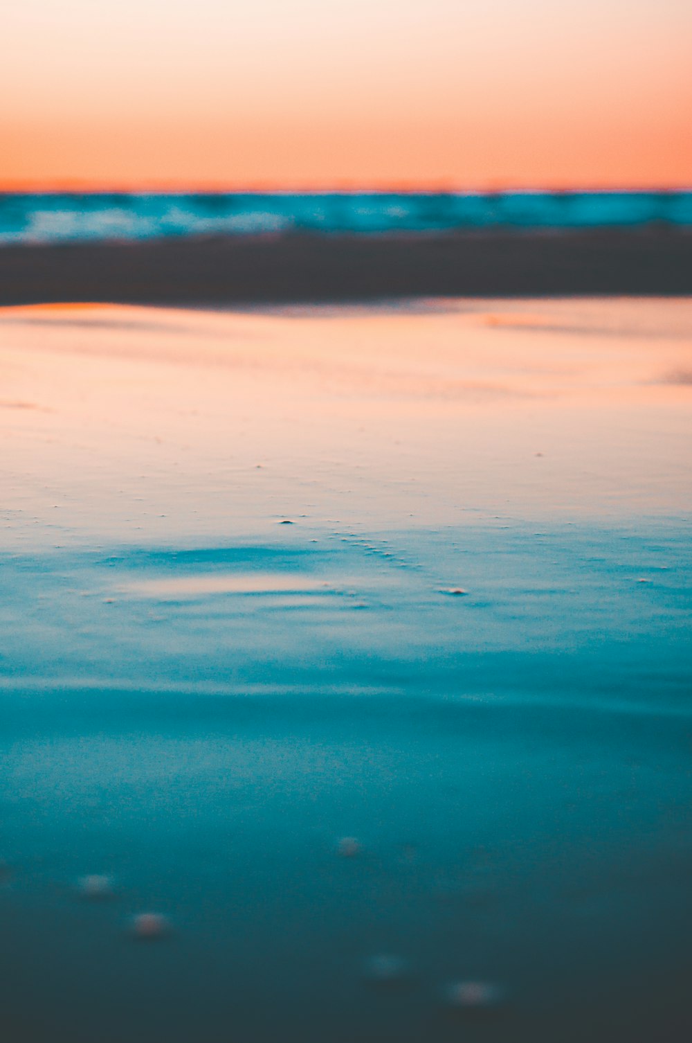 closeup photo of calm body of water