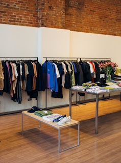 assorted-color clothes lot