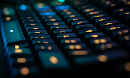 black computer keyboard