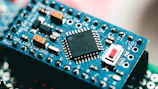 blue circuit board