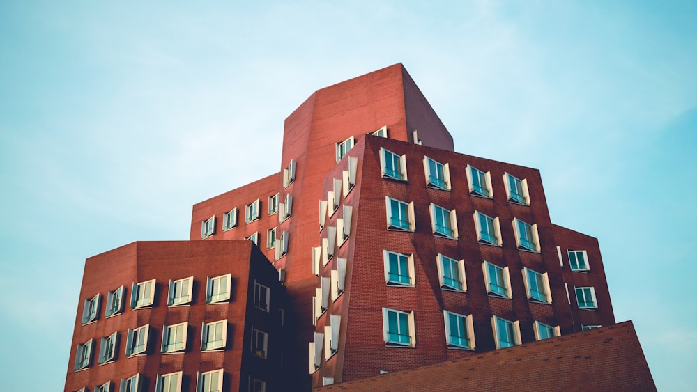 low angle photo of concrete building