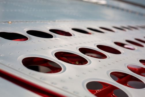 A detailed image of a finished metal structure.