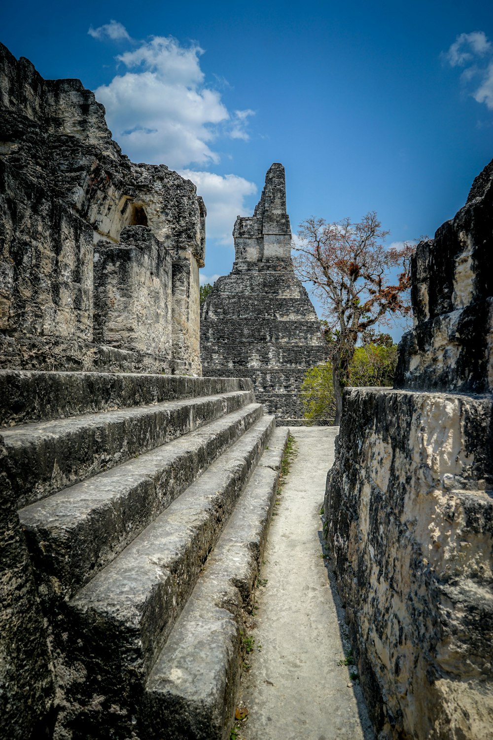 Templo de pedra marrom