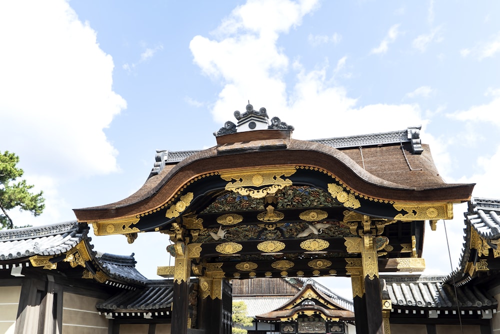 low-angle photography of pagoda temple