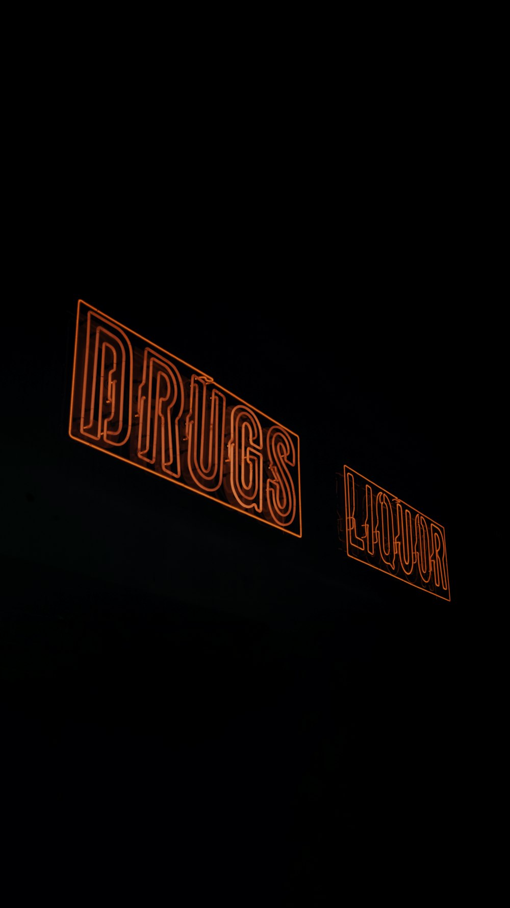 Drugs Liquor LED signage