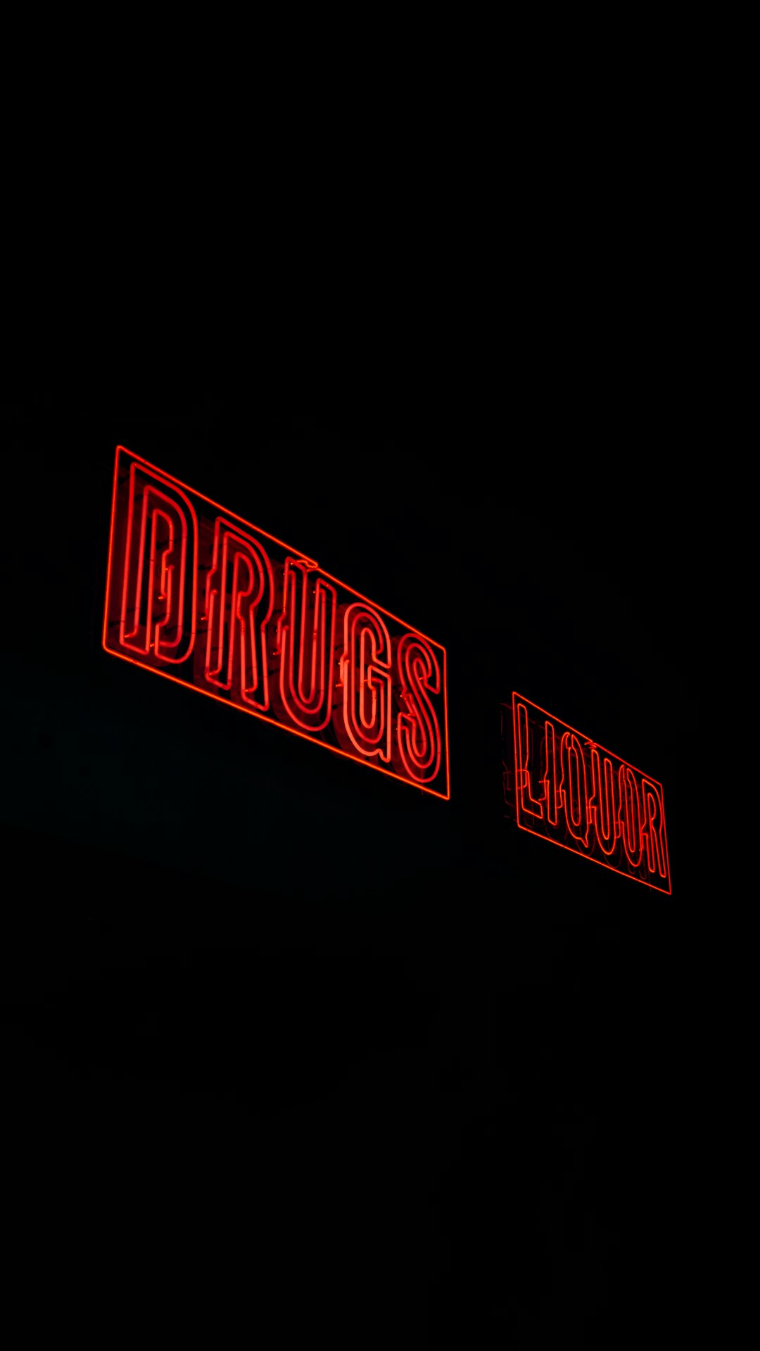 Drugs Liquor LED signage