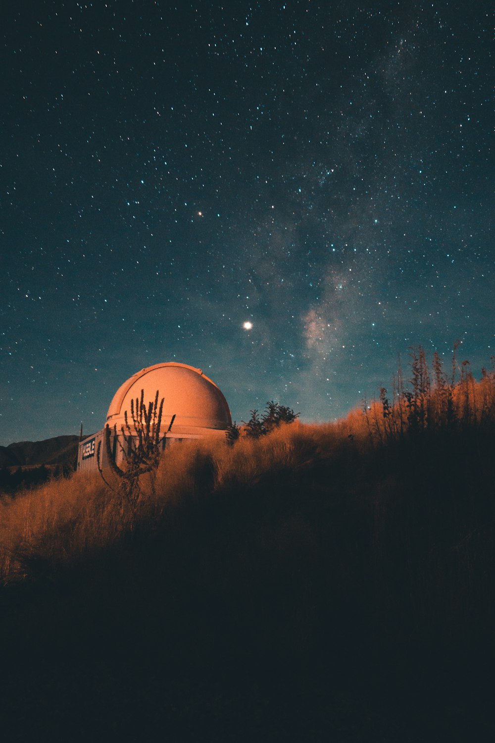 long exposure photography of star formation