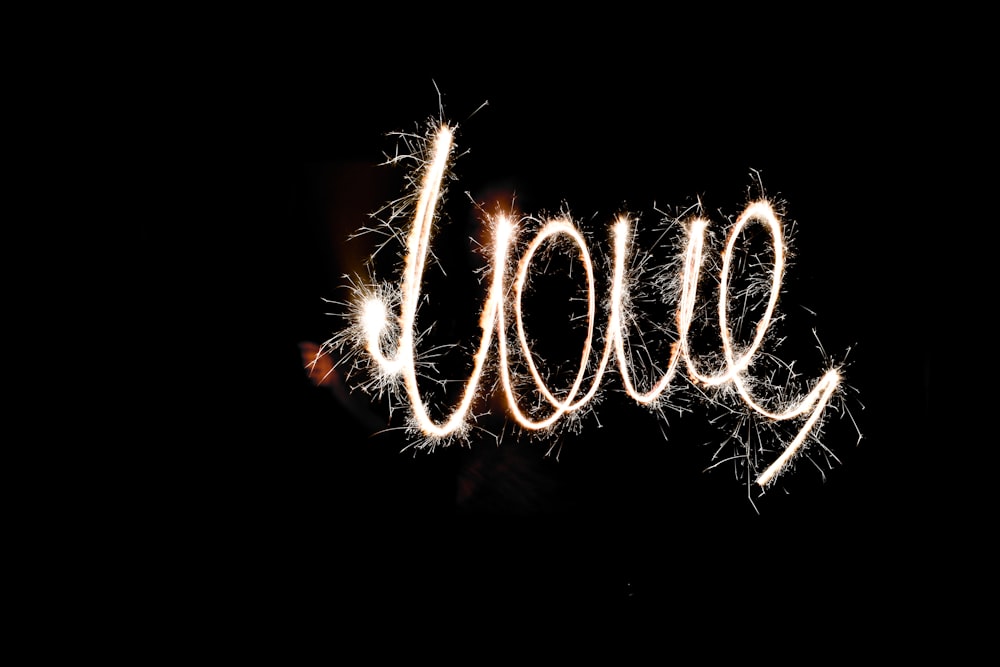 love spark text