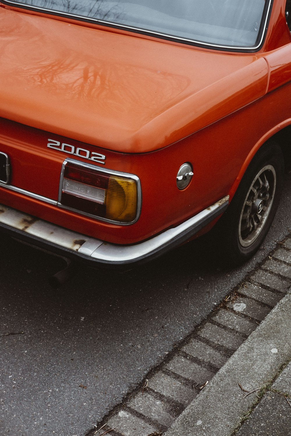 red 2002 vehicle bumper