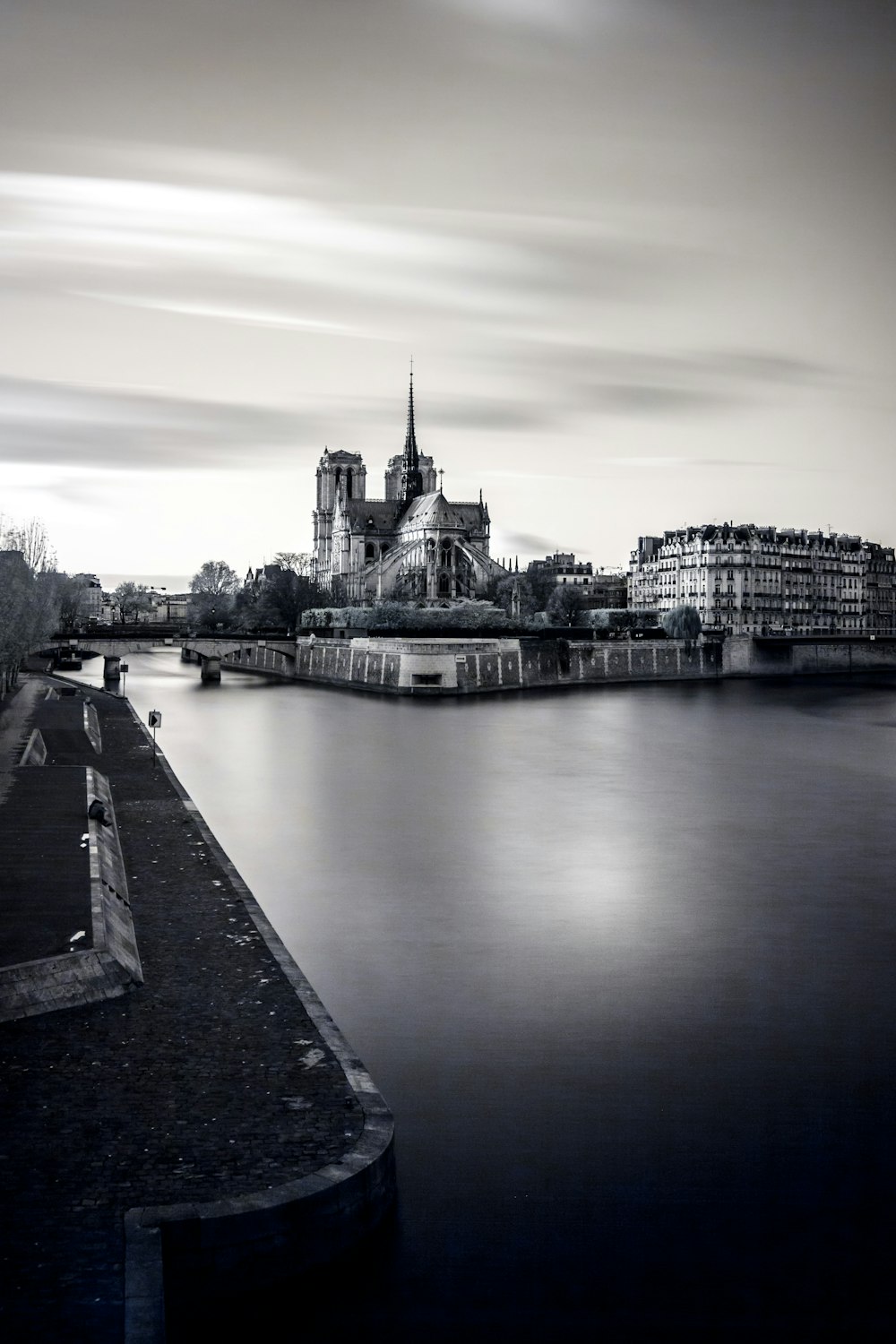 architectural photography of white building