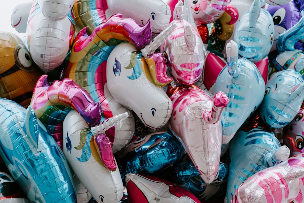 unicorn balloon lot