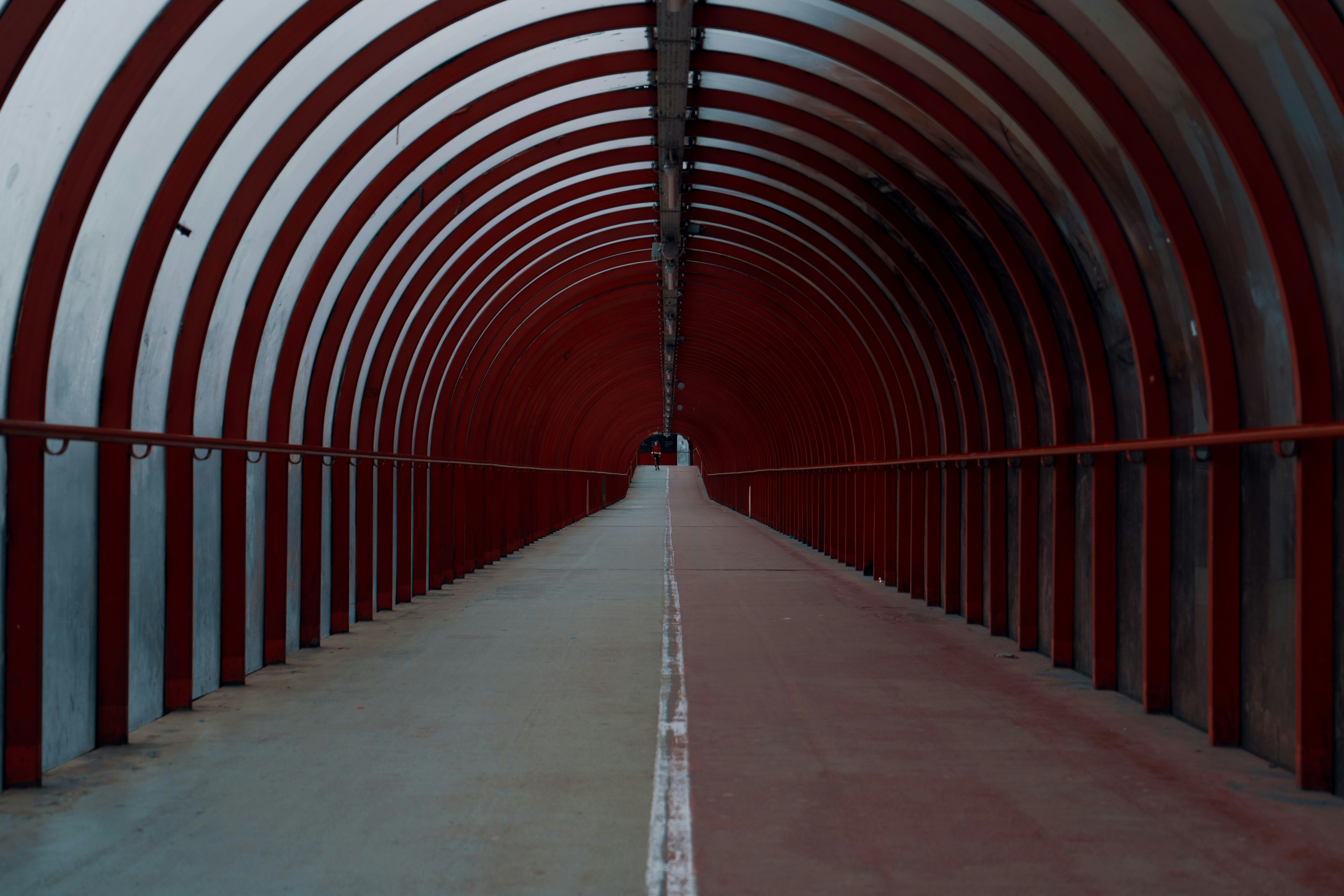 Red tunnel.