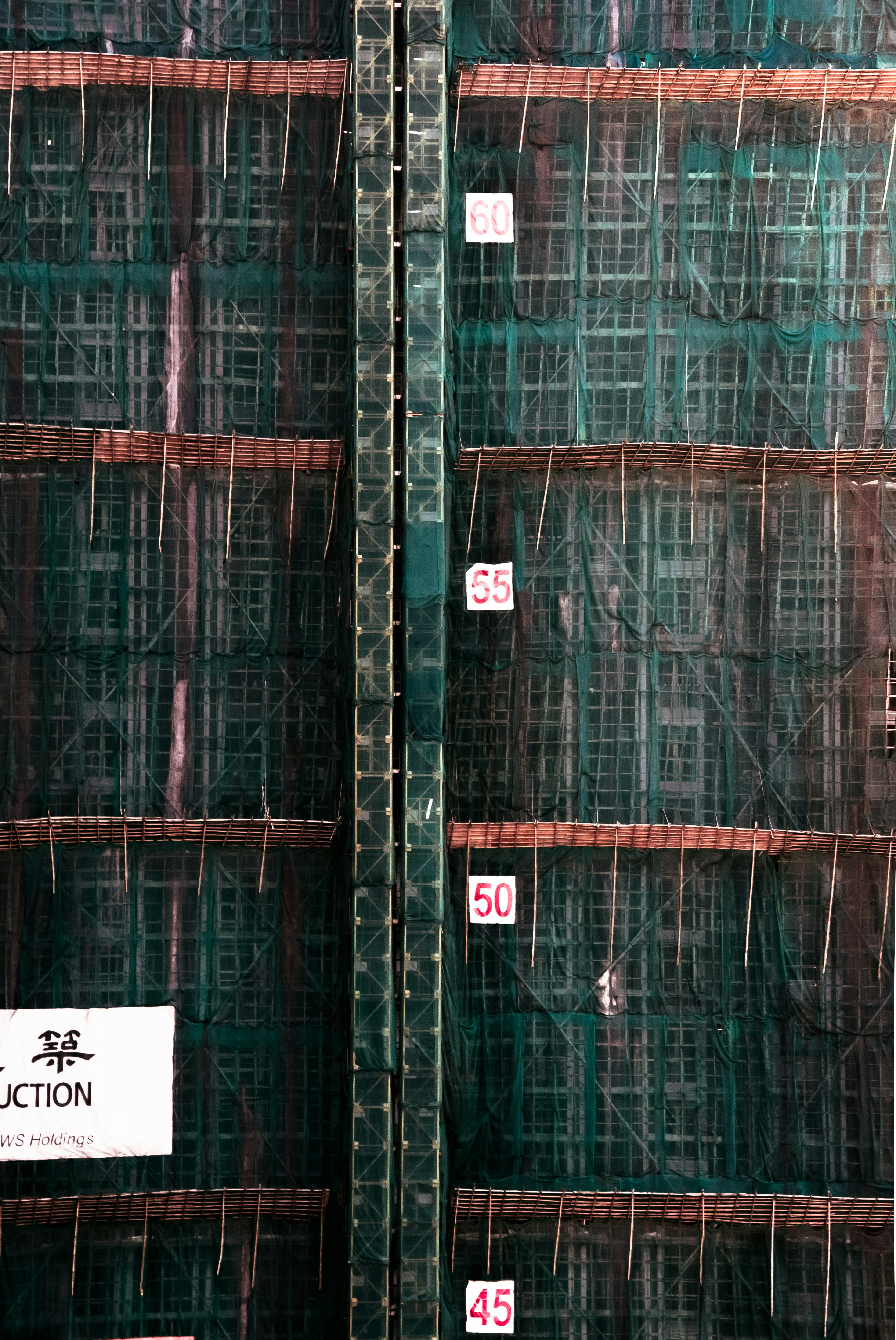 green and brown frame