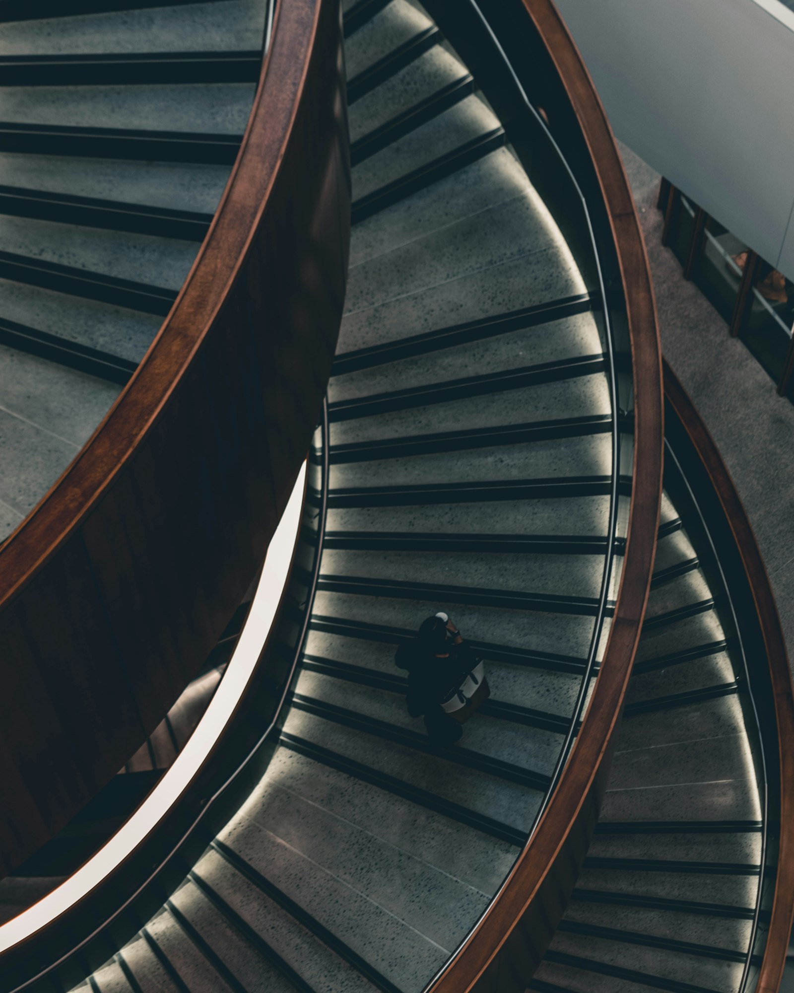 Nikon D5600 + Nikon AF-S DX Nikkor 35mm F1.8G sample photo. Person climbing stairs photography