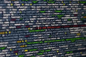 a computer screen with a lot of text on it