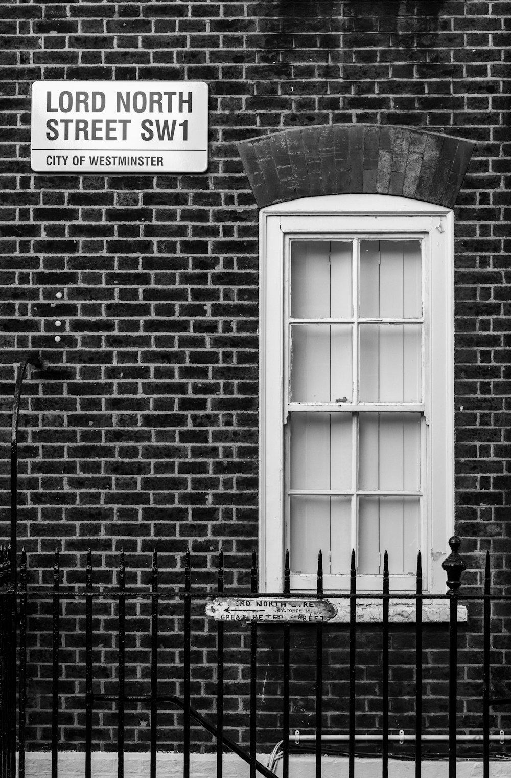 black and white Lord North Street SW1
