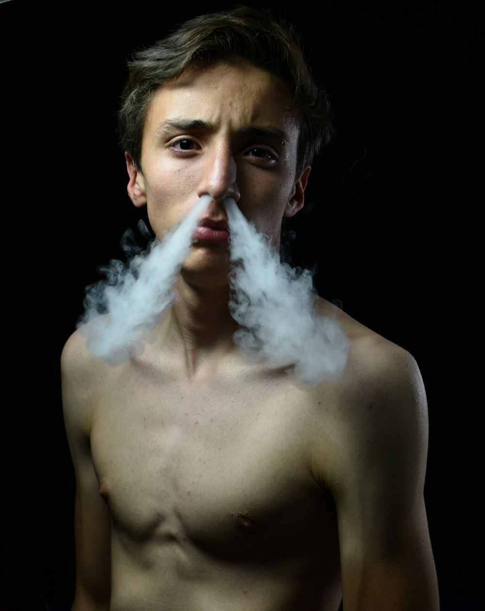 man smoking