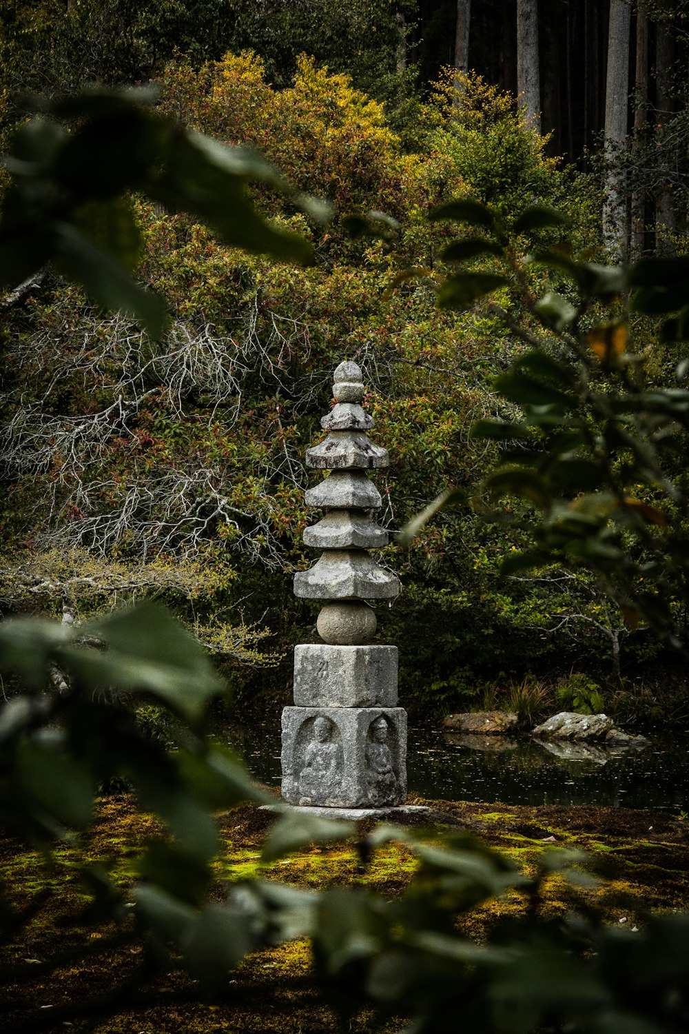 concrete statue