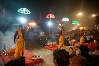 Traditional ceremony celebrating nature conservation.
