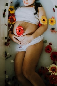 woman in bathtub