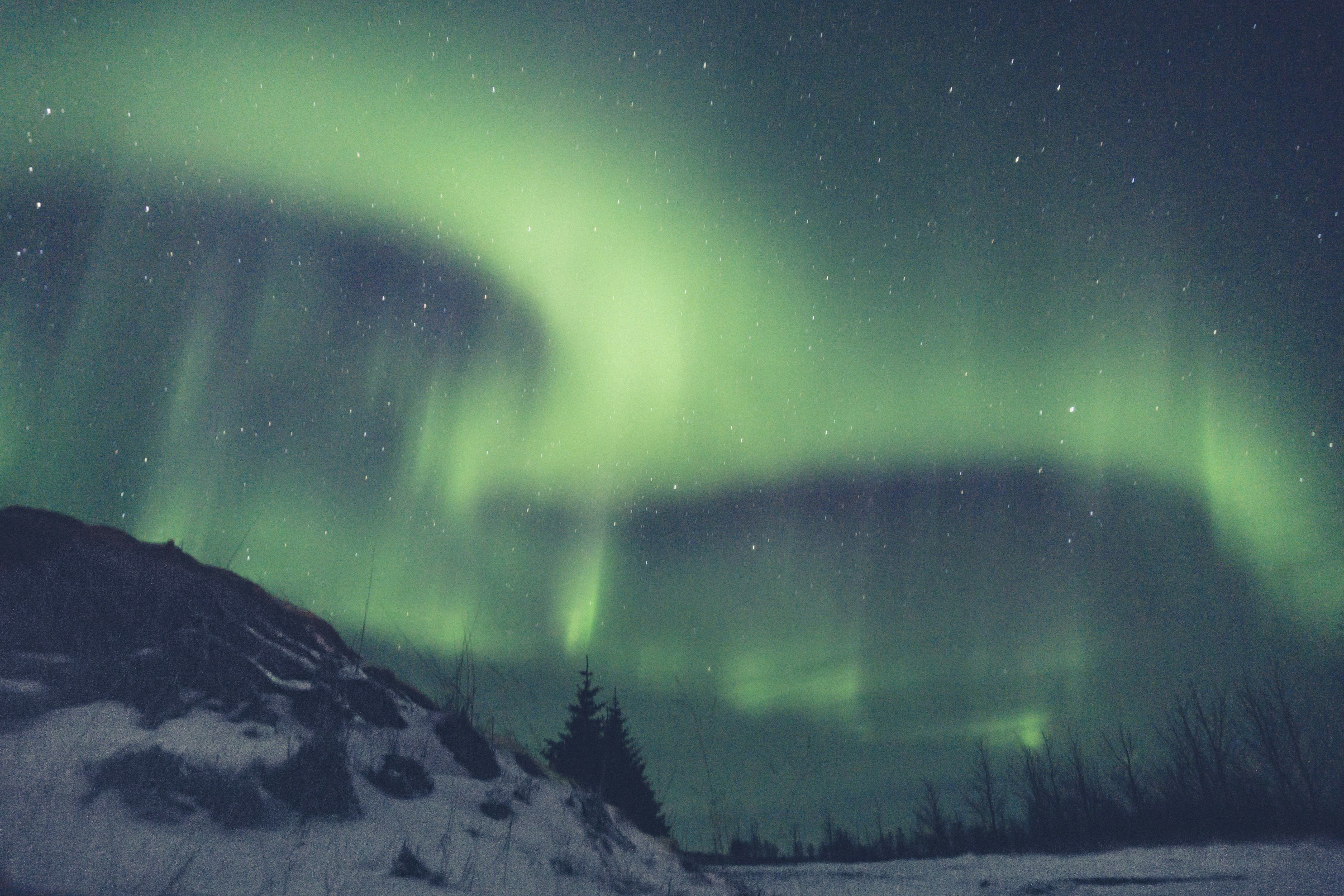 オーロラの壁紙の写真 Unsplashで見つける緑の無料写真