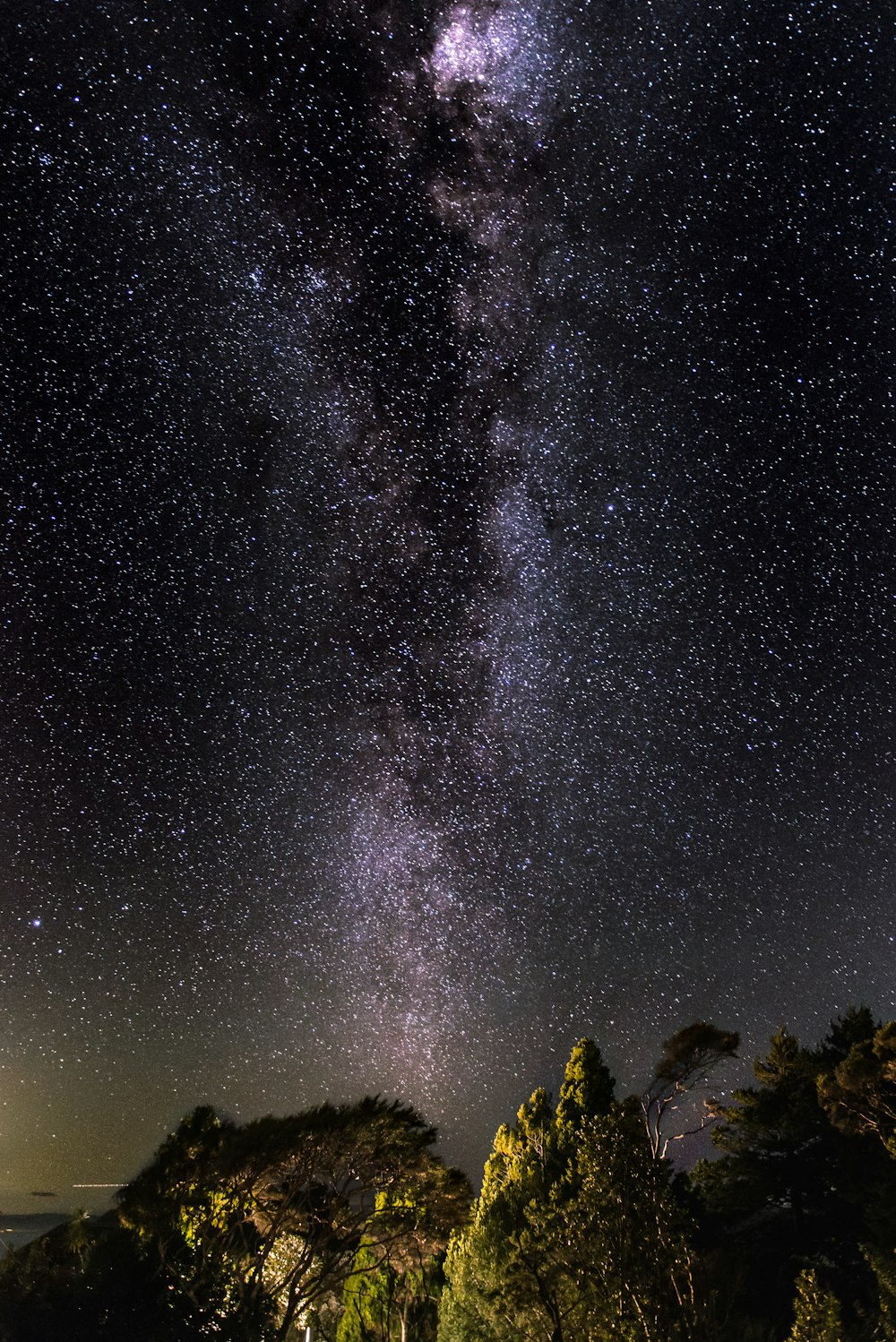 star in the vast sky at night