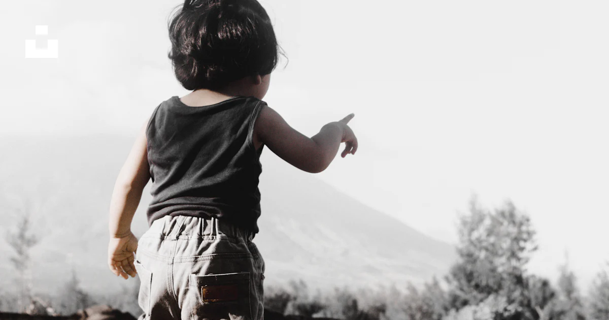 Toddler pointing tree photo – Free Learning to walk Image on Unsplash