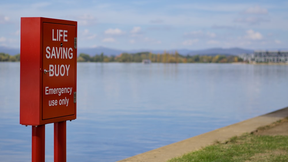 Life Saving Bouy post