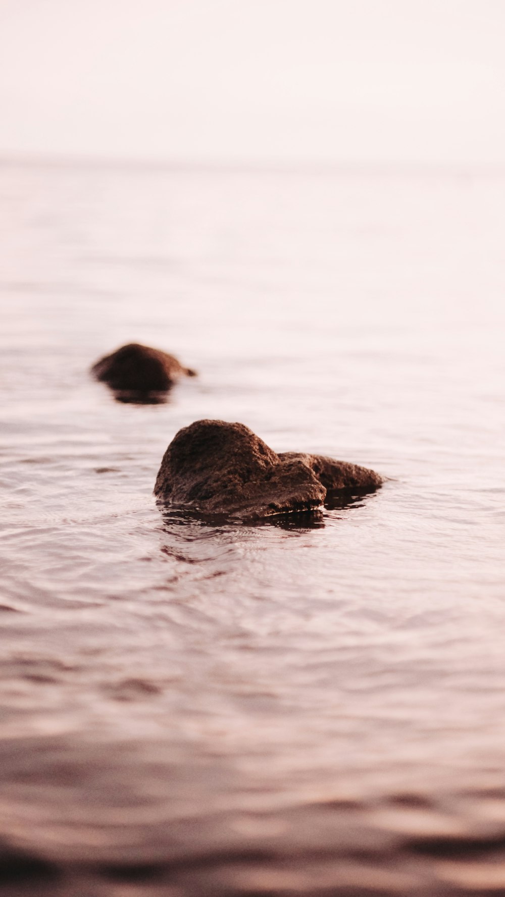 two black stones