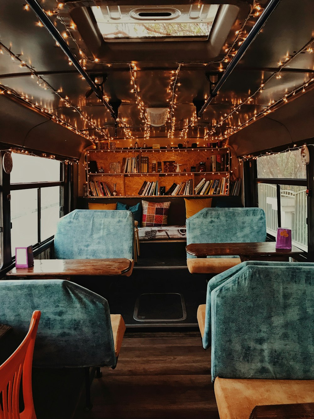 vehicle restaurant interior