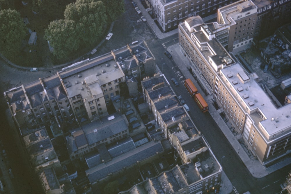 fotografia de alto ângulo do edifício