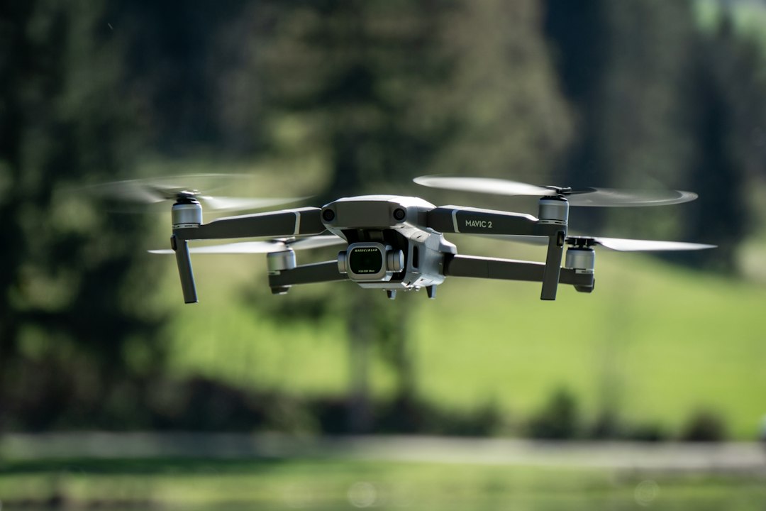 drone in flight