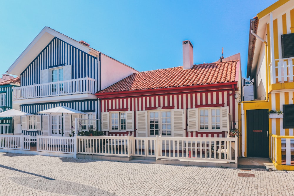 multicolored wooden houses during daytime