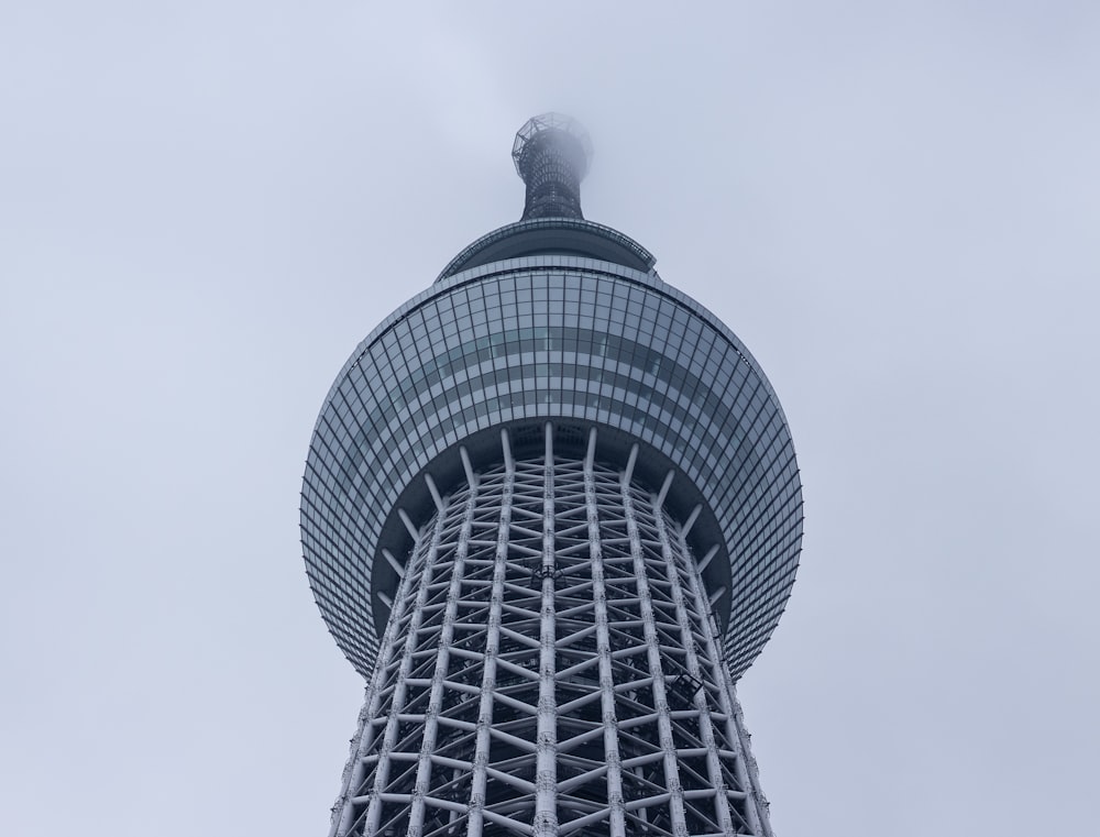 low-angle photography of tower