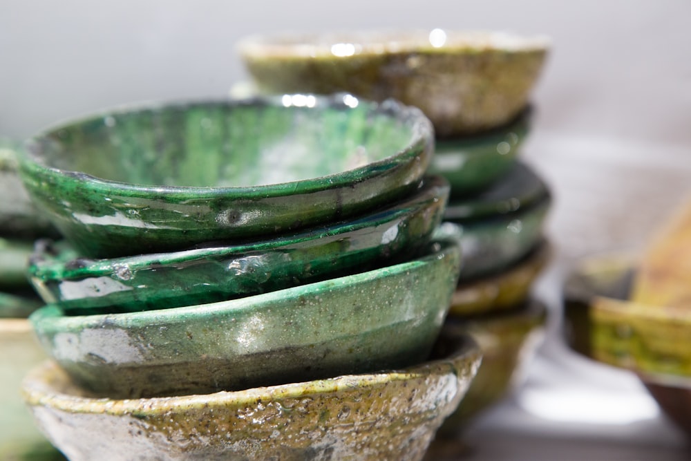 green bowls