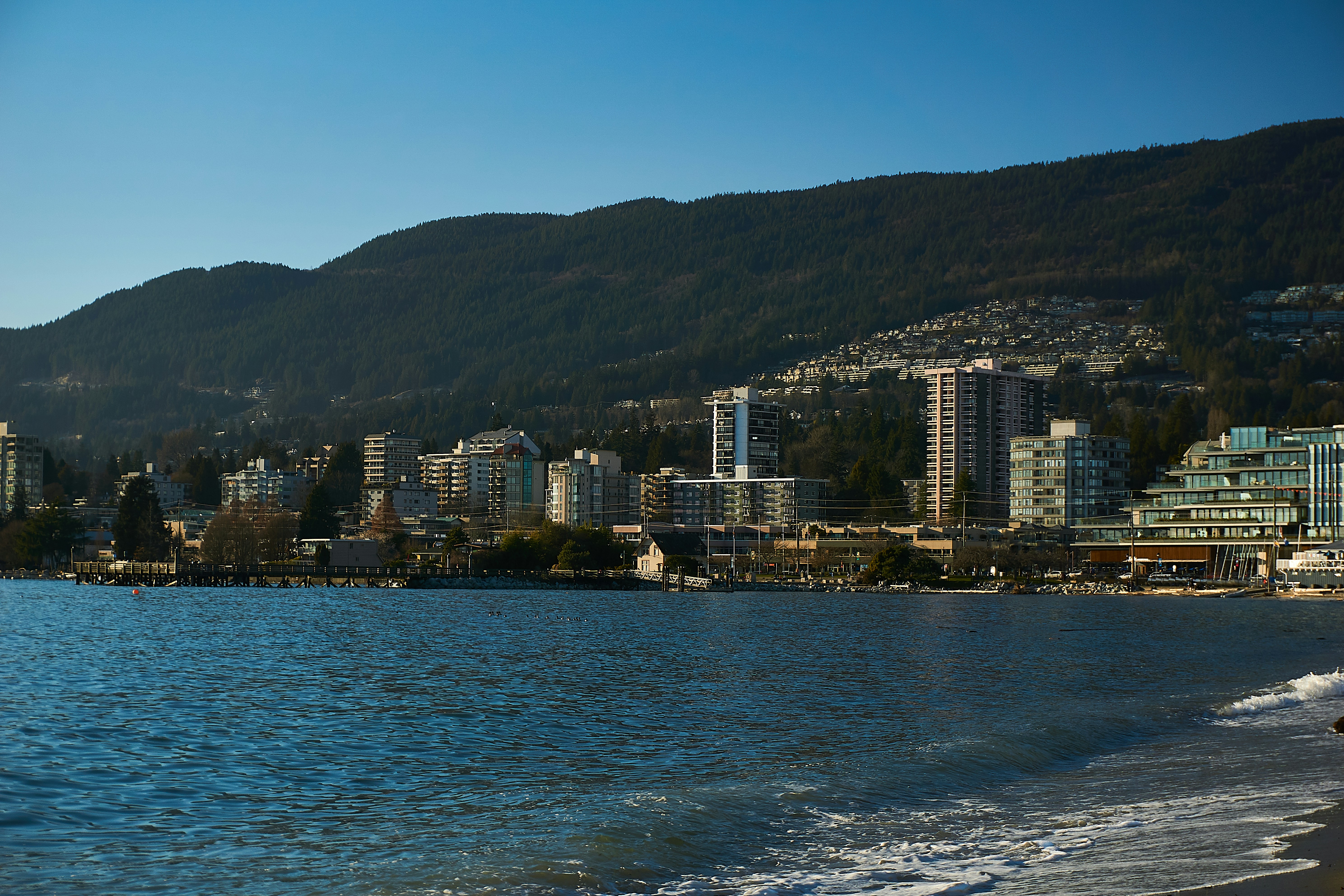 building near coastal area