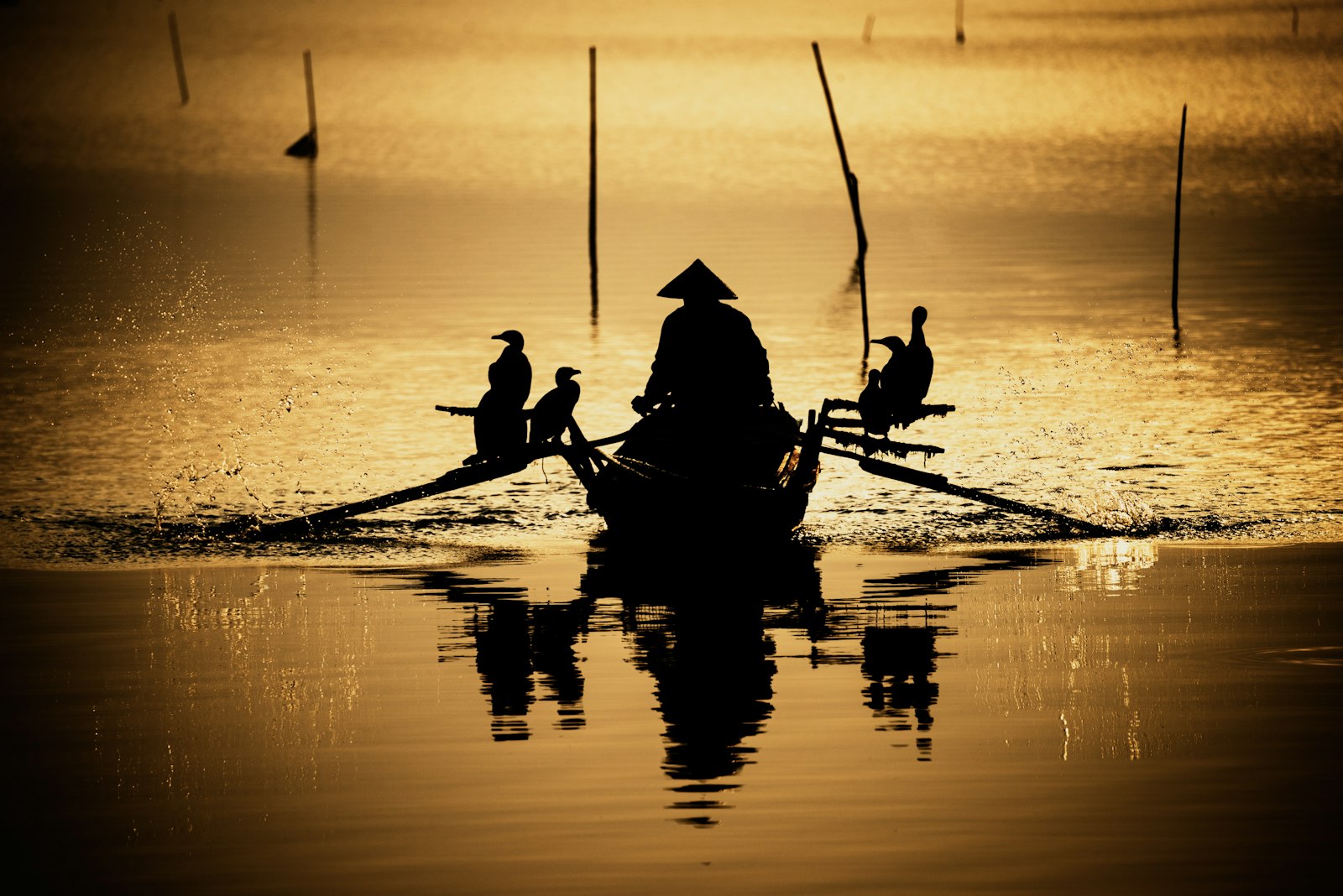 Nikon AF-S Nikkor 80-400mm F4.5-5.6G ED VR sample photo. Person in boat photography